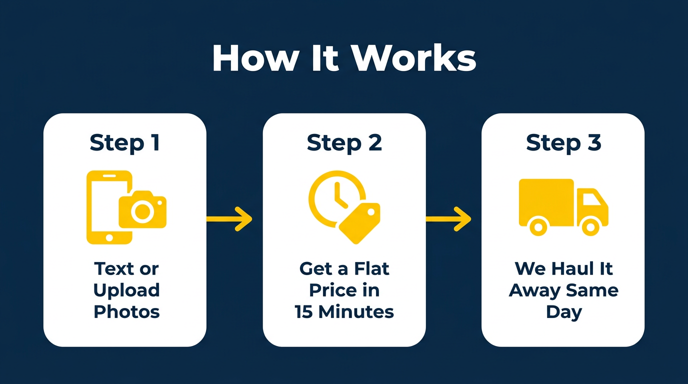 Our easy 3 step hauling estimate process